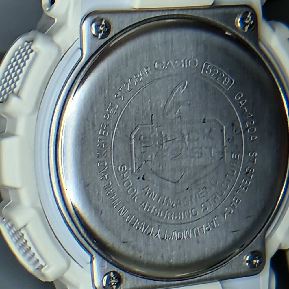 Casio Men's White G-Shock 5229 GA-120A Digital and Analog - Picture 4 of 8